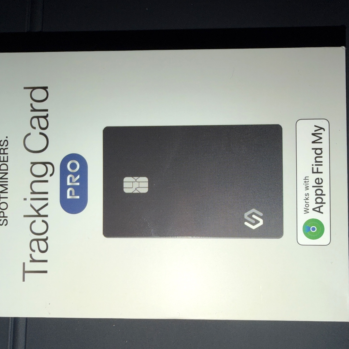 Spotminders Tracking Card PRO Black, Front